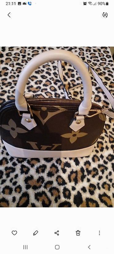 stul çantası: Louis Vuitton qadın çantası - Dizayn: Monogram motivli, tünd qəhvəyi — 2