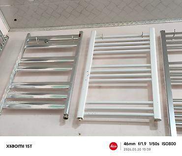 hamam asilqani: İsti dəsmal asılqanı (radiator tipli) - Divara quraşdırılan, nərdivan — 1