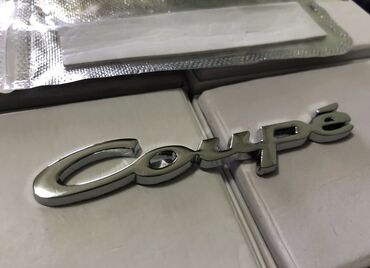 купе coupe: Хромированный, металлический шильдик Coupe (Купэ) Подойдет на