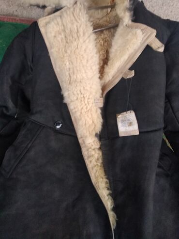 мужской пальто: Тулуп большой размер мощный афицэрсский в Кара Балта размер 54 56