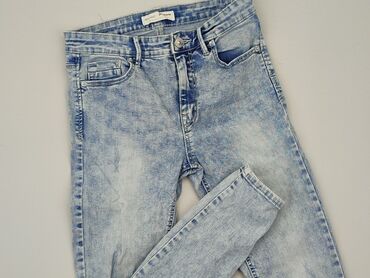 spódniczka biała jeansowe: Jeans, Stradivarius, S (EU 36), condition - Good