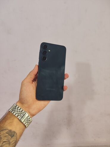 Samsung: Samsung Galaxy A35, 256 GB, rəng - Qara, Barmaq izi, Face ID