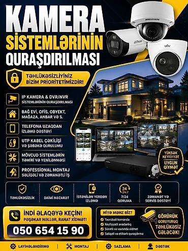 Təhlükəsizlik sistemləri | Müşahidə kameraları | Quraşdırılma lalafo.az -da Təhlükəsizlik sistemləri | Müşahidə kameraları | Quraşdırılma