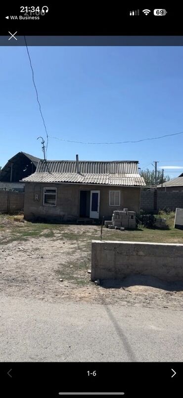 прадаю дом ак бата: Үй, 52 кв. м, 4 бөлмө, ПСО (өз алдынча бүтүрүү)