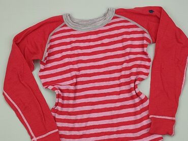bluzka w czerwone paski: Bluzka, 8 lat, 122-128 cm, stan - Dobry
