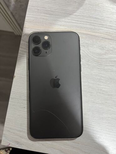 iphone x arxa: IPhone 11 Pro, 64 GB, Qara, Simsiz şarj