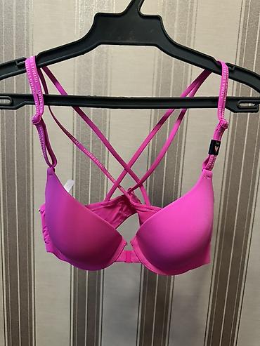 pull and: Бюстгальтер Victoria’s Secret, ярко‑розовый (фуксия) - Модель с — 1
