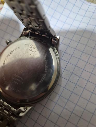 Aksesuarlar: Tissot kişi qol saatı – xronoqraf, paslanmayan polad - Brend: Tissot — 4