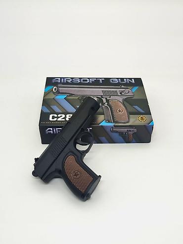 орбизный пестолет: Металлический игрушечный пистолет Air Soft Gun K-33A (игрушечный) ✅ — 9