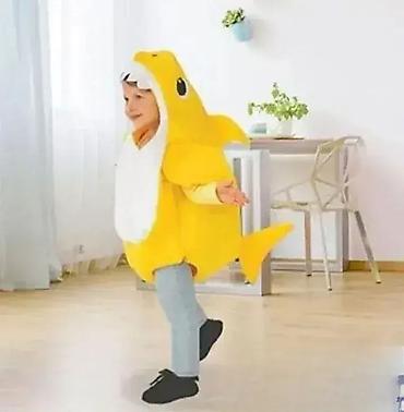 oversize dzemperi: Kostim Žuta Ajkula do 110cm Dobrodošli u Davidov shop online market — 1