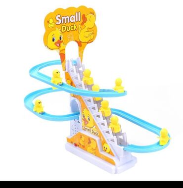 электрические детские машинки: Игрушка Детская электрическая утка для скалолазания и лестницы, 3