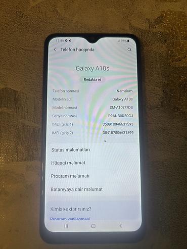 yeni hub: Samsung Galaxy A10s, 32 GB, rəng - Qırmızı, İki sim kartlı — 3