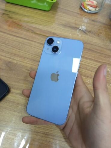 iphone 11 telefon: IPhone 14, 128 GB, Mavi, Barmaq izi, Sənədlərlə, Face ID