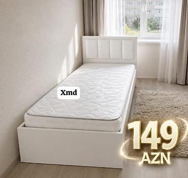ucuz tek kravatlar: Tək nəfərlik çarpayı – müasir, kompakt dizayn - Rəng: ağ/krem tonları — 5