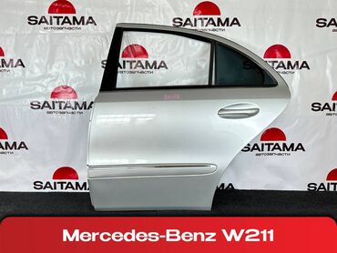 капот 211: Задняя левая дверь Mercedes-Benz 2007 г., Б/у, цвет - Серебристый,Оригинал