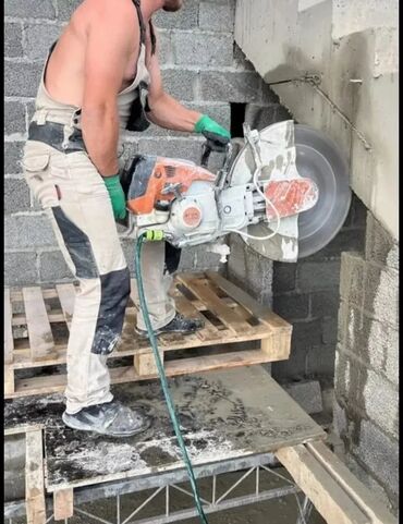 Beton işləri: Beton kesen beton desen beton kesimi beton desilmesi beton kesilmesi — 15