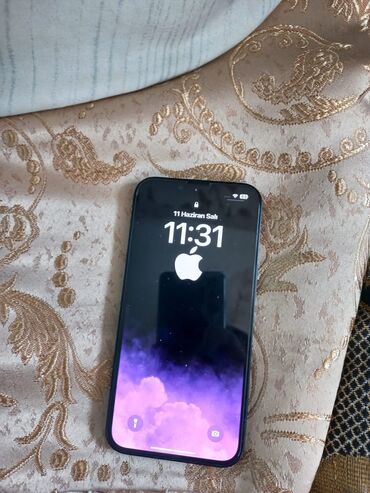ucuz apple telefon: IPhone 14, 128 ГБ, Midnight, Отпечаток пальца, Face ID