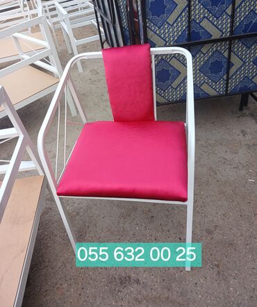 Stullar: Mətbəx üçün, Yeni, Qatlanmayan, rəng - Ağ Stul — 1