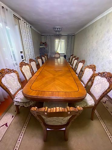 stol: Стол и стул для зала, Б/у, Самовывоз, цвет - Коричневый — 2