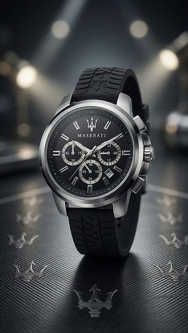 Maserati: Maserati saat. silikon kəmər. aktiv xronoqraf.batareya lalafo.az -da — 3 Maserati: Maserati saat. silikon kəmər. aktiv xronoqraf.batareya — 3