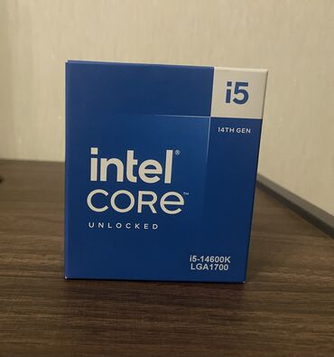 Ana platalar: Prosessor Intel Core i5 14600K, > 4 GHz, > 8 nüvə, Yeni