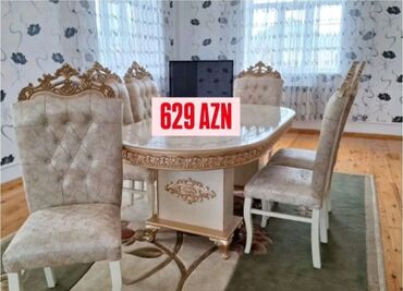 Sifarişlə masa və oturacaq dəstləri: Dördbucaq masa, Qonaq otağı üçün -da lalafo.az — 16 Sifarişlə masa və oturacaq dəstləri: Dördbucaq masa, Qonaq otağı üçün — 16