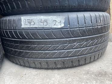 Летние шины для легкового автомобиля. Размер: 245/45 R21 (указан на at lalafo.kg Летние шины для легкового автомобиля. Размер: 245/45 R21 (указан на