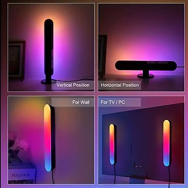 Ev üçün dekor: Smart LED RGB Light Bars – 2-li set - Rəngli mühit işıqlandırması — 4