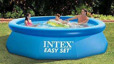 İdman və istirahət: Elektron Nasos Hediyye. Intex 3.66 × 0.76 m şişmə hovuz 🌊 Yay — 1