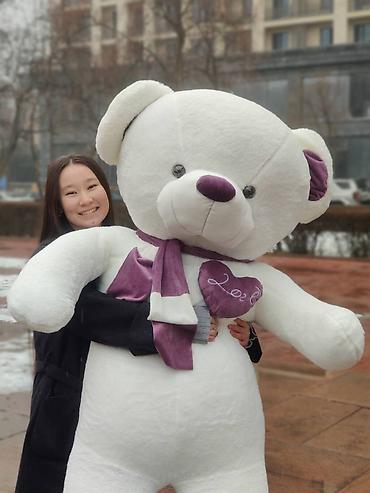 Игрушки: 🧸Огромная мишка 180 см. Бесплатная доставка! 🔥🔥🔥 🧸60 см 1000 сом — 4