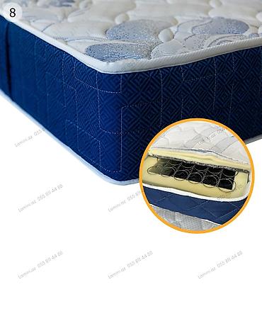 ortopetik matras: Matras – 160 × 200 sm Rahat yuxu üçün ortopedik yaylı matras. Üst qat — 1