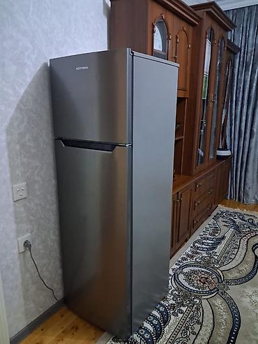 soyuducu skaf: Yeni 2 qapılı Hoffman Soyuducu Satılır, rəng - Gümüşü, Dolab içi — 1