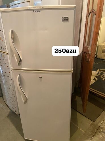 Soyuducular: İşlənmiş 2 qapılı LG Soyuducu Satılır, rəng - Ağ