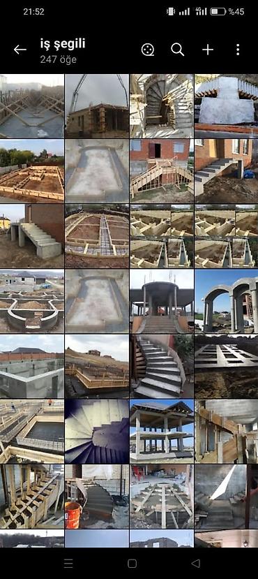 aluminium qapi pencere: Beton pilləkənlərin layihələndirilməsi və yerində tökülməsi xidməti - — 4