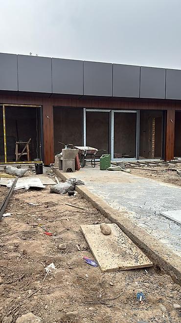 Фасадные работы: Вентилируемые фасады из алюкобонда (композитные алюминиевые панели) — 11