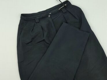 czarne legginsy z wysokim stanem push up: Topshop, Material trousers for women, size XL (EU 42)
