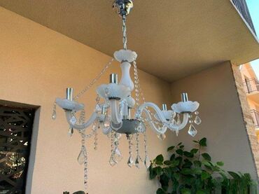RS - Antique Chandeliers: Stilski kristalni luster - POVOLJNO - MOGUĆ PREVOZ Stanje kao na — 2