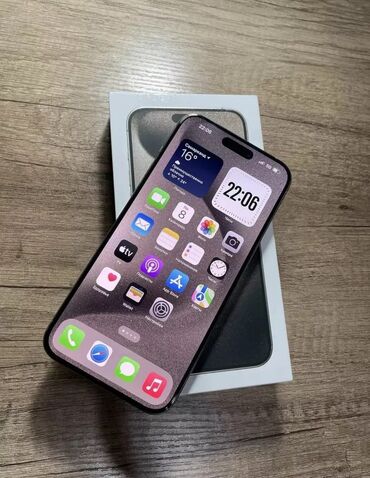 iphone price in kyrgyzstan: IPhone 15 Pro Max, Новый, 256 ГБ, Зарядное устройство, Защитное стекло, Кабель, 100 %