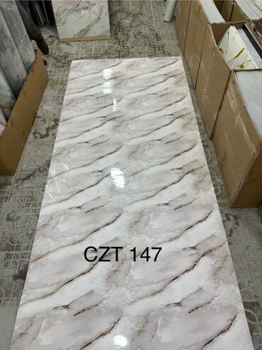 Mərmər effektli PVC panellər: Hamam ucun kafel evezi mermer paneller . Suvaqin ustunden kafelin — 10