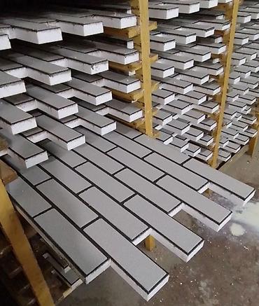 Фасадные сэндвич панели: "Кирпич" термопанель / 3см / 5см ▶ Үйгө, офиске, мейманканага — 3