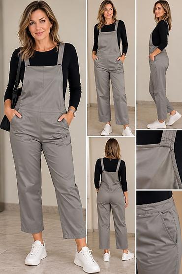 pepco helanke: Sive ženske treger pantalone / kombinezon modernog, opuštenog kroja — 1