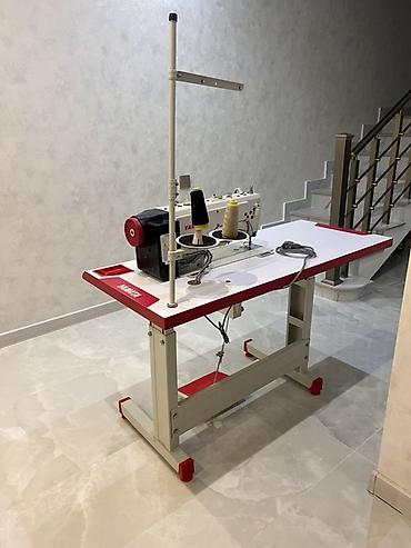 dikiş masini: Yamata sənaye tikiş maşını – stol və pedalla tam komplekt — 3