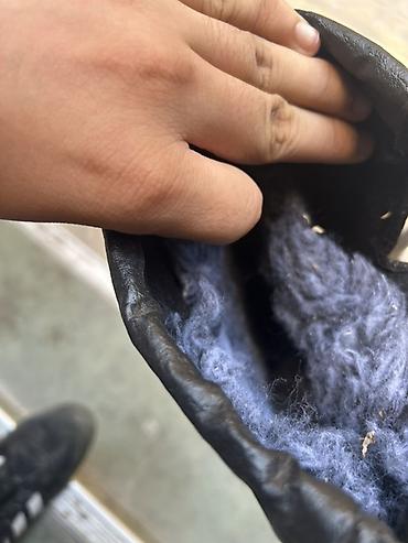 sükan: Qış üçün isti sükan örtüyü (əl isitmə üçün qolçaq tipli) - Material — 2