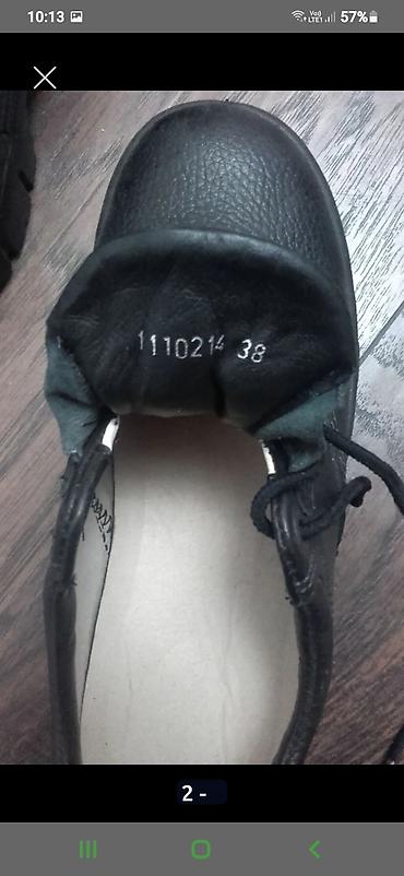 lidl cipele: Crne kožne cipele sa pertlama - Model: zatvorene cipele sa zaobljenim — 2