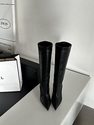 Сапоги: Сапоги, 36, Chanel, Б/у, цвет - Черный, Самовывоз, Платная доставка — 4