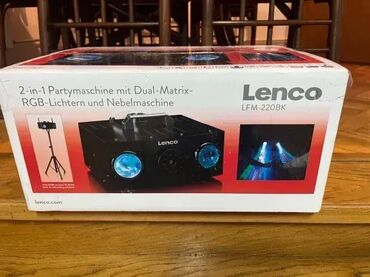 Ostali muzički instrumenti: LENCO LFM-220BK Dual Matrix RGB Dim mašina. Potpuno NOVO — 14