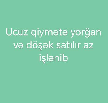 Одеяла: UCUZ QIYMƏTƏ! Az işlənən Yorğan və döşək satılır — 1