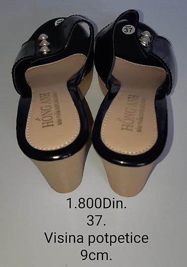 seastar papuce: Ženske papuče na punu petu Hồng Anh - Veličina: 37 - Visina — 4