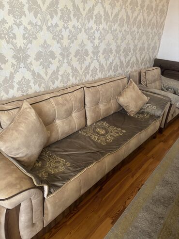 Комплекты диванов и кресел: Новый, Диван, 2 кресла, С подъемным механизмом, Раскладной