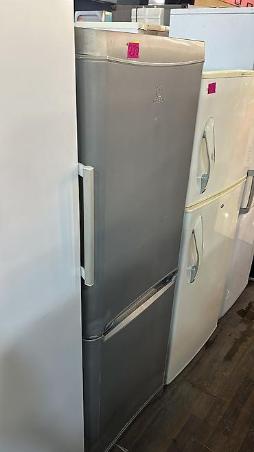 soyuducu 100: Indesit iki qapılı soyuducu - Rəng: metalik boz (inox stilində) - — 1